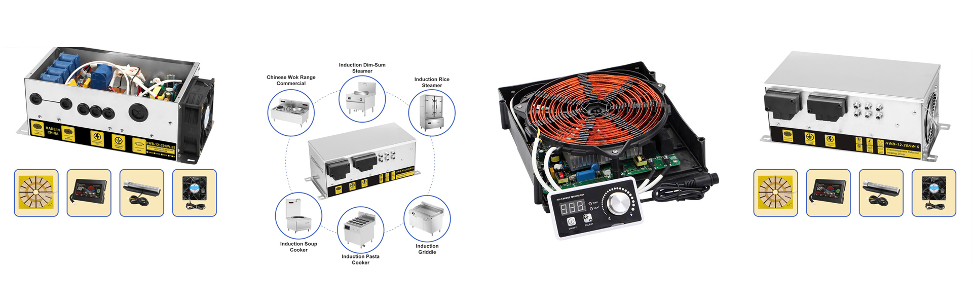 Linh kiện bếp từ công nghiệp HW